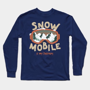 Snowmobile Lover - Winter Sport Long Sleeve T-Shirt